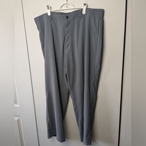 NIKE TIGER WOODS Platinum Men Golf Pants Size 40x32 Gray Color With Pockets